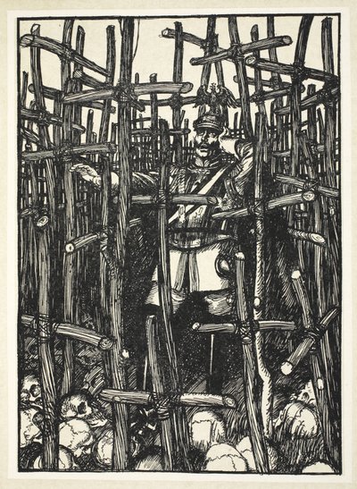 Lost in the Wood (illustration from The Kaiser